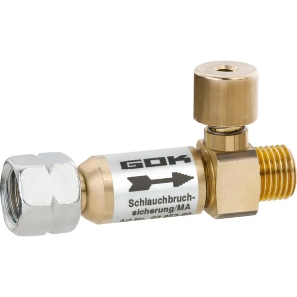 GOK Schlauchbruchsicherung Niederdruck SBS/MA 1 GOK Schlauchbruchsicherung Niederdruck SBS/MA