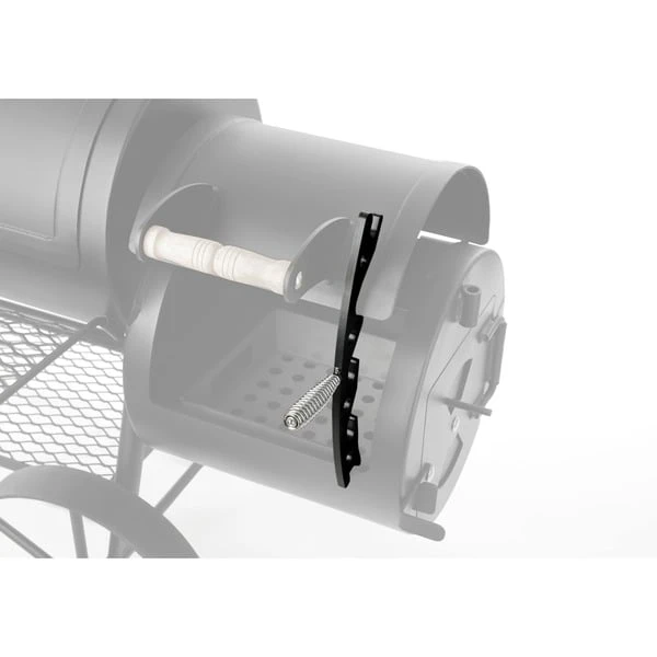 Joe´s Barbeque Massiver Deckelhalter (klein), Halterung 1 Joe´s Barbeque Massiver Deckelhalter (klein), Halterung