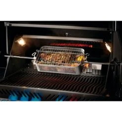 Napoleon Edelstahl Drehspieß-Grillkorb -Deutschland BBQ Meister Verkaufs-Shop Napoleon Edelstahl Drehspie Grillkorb@@1872860 4