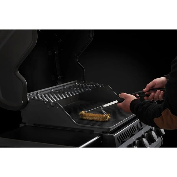 Napoleon Grillbürste Dreireihig, Mit Messingborsten, Grill-Reinigungsbürste – Bild 3