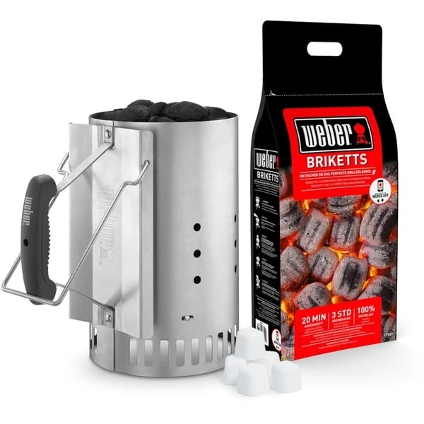 Weber Anzünd-Set 17631, Kamin, Briketts, Zündwürfel, Anzündhilfen 1 Weber Anzünd-Set 17631, Kamin, Briketts, Zündwürfel, Anzündhilfen