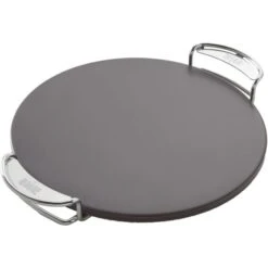 Weber CRAFTED Glasierter Grillstein 8861, Rund, Pizzastein