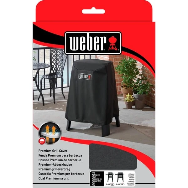 Weber Premium Abdeckhaube Für Lumin Serie Mit Stand, Schutzhaube – Bild 4