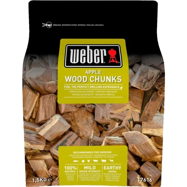 Weber Wood Chunks Apfelholz 17616, Räucherchips 1 Weber Wood Chunks Apfelholz 17616, Räucherchips